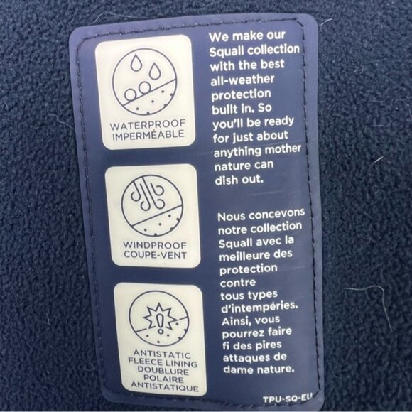 Lands' End Squall Waterproof Parka Size M Fleece Lined Winter Coat - Picture 9 of 15